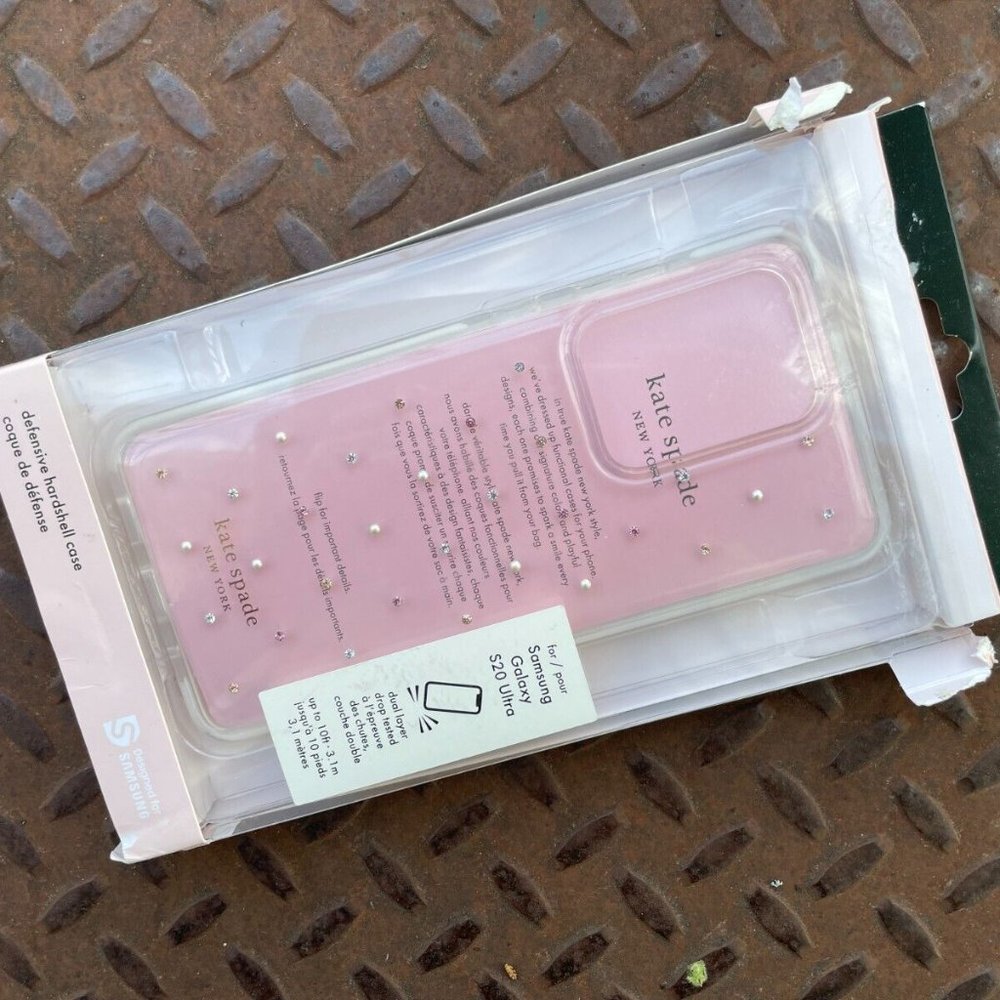 Kate Spade New York Phone Case for Samsung Galaxy S20 Ultra Clear back Case New
